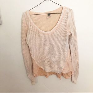 Free people | knit Vneck long sleeve